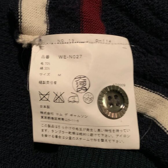 Junya Watanabe MAN Comme des Garcons navy cardigan size M - Picture 4 of 5